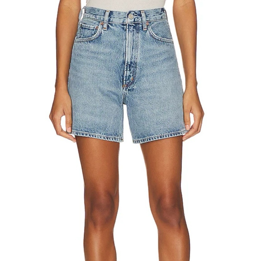 Stella High-Rise Denim Shorts